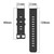 For Garmin Forerunner 158 20mm Concave Striped Slicone Watch Band(Army Green)