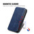 For OPPO Reno8 Cubic Grid Pressed Magnetic Leather Phone Case(Blue)