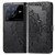 For vivo X80 Pro Mandala Flower Embossed Leather Phone Case(Black)