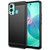 For Infinix Hot 12 Play Brushed Texture Carbon Fiber TPU Phone Case(Black)