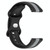 For Amazfit GTR 3 22mm Butterfly Buckle Two-Color Silicone Watch Band(Black+Grey) For Amazfit GTR 3 22mm Butterfly Buckle Two-Color Silicone Watch Band(Black+Grey)