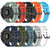For Garmin Forerunner Sq2 Music 20mm Concave Striped Slicone Watch Band(Black)