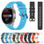 For Huawei Watch 3 Pro 22mm Concave Striped Slicone Watch Band(Rock Cyan) For Huawei Watch 3 Pro 22mm Concave Striped Slicone Watch Band(Rock Cyan)