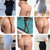LSR1790 Sexy Silicone Buttock Enhancement Pants Traceless Fake Buttocks, Size: XXL(Ice Blue)