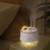 ICARER FAMILY F08 Cartoon Desktop Double Spray Humidifier with Night Light, Spec: Charging (Green)