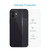 For iPhone 12 / 12 Pro 50pcs 9H 2.5D Half-screen Transparent Back Tempered Glass Film