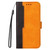 For Infinix Hot 20S Stitching-Color Leather Phone Case(Orange)