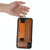 Suteni H13 Card Wallet Wrist Strap Holder PU Phone Case For iPhone X / XS(Brown)