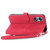 For OPPO A17 Embossed Flower Shockproof Leather Phone Case(Red)