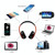 LPT660 Bluetooth Wireless Headset HIFI Stereo Sports Headphones(Black+Pink)