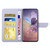 For Samsung Galaxy A34 5G HT03 Skin Feel Butterfly Embossed Flip Leather Phone Case(Purple)
