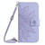 For Xiaomi 13 Pro HT04 Skin Feel Sun Flower Embossed Flip Leather Phone Case with Lanyard(Purple)
