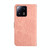 For Xiaomi 13 HT03 Skin Feel Butterfly Embossed Flip Leather Phone Case(Pink)