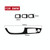 For BMW 3 Series E90/320i/325i 2005-2012 Car Left Drive Window Lifting Panel without Folding Key Decorative Sticker, Diameter: 35.8cm