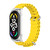 For Xiaomi Mi Band 7 / 7 NFC MIJOBS CS Marine Silicone Breathable Watch Band(Yellow Silver)