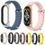 For Xiaomi Mi Band 7 / 7 NFC MIJOBS CS Marine Silicone Breathable Watch Band(Yellow Silver)