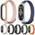 For Xiaomi Mi Band 6 / 5 / 4 / 3 MIJOBS CS Nylon Breathable Watch Band(Army Green Silver)