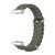 For Huawei Band 7 / 7 NFC MIJOBS CS Marine Silicone Breathable Watch Band(Khaki Green Silver)