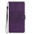 For Samsung Galaxy S21 FE 5G Diamond Embossed Skin Feel Leather Phone Case with Lanyard(Purple)