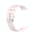 For Huawei Watch Buds / Watch 3 Pro New 20mm Silicone Silver Buckle Watch Band(Quicksand Pink)