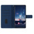 For Samsung Galaxy A20 / A30 Diamond Embossed Skin Feel Leather Phone Case with Lanyard(Dark Blue)