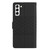 For Samsung Galaxy S22 5G Diamond Embossed Skin Feel Leather Phone Case with Lanyard(Black)