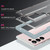 For Samsung Galaxy S23 5G Defender Metal Clear PC Soft TPU Phone Case(Grey)