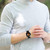 For Huawei Watch Buds 22mm Silicone Black Buckle Watch Band(Pink)