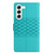 For Samsung Galaxy S23 5G Diamond Embossed Skin Feel Leather Phone Case with Lanyard(Blue)
