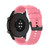 For Huawei Watch Buds 20mm Silicone Black Buckle Watch Band(Pink)