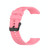 For Huawei Watch Buds 20mm Silicone Black Buckle Watch Band(Pink)