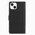 For iPhone 14 Plus Diamond Embossed Skin Feel Leather Phone Case with Lanyard(Black)