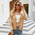Autumn and Winter Female Knitted Cardigan College Style Sweater Jacket, Size: S(Camel)
