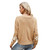 Autumn and Winter Female Knitted Cardigan College Style Sweater Jacket, Size: S(Camel)
