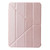 For iPad 10th Gen 10.9 2022 Silk Texture Horizontal Deformation Flip Tablet Leather Case with Holder(Rose Gold)
