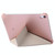 For iPad 10th Gen 10.9 2022 Silk Texture Horizontal Deformation Flip Tablet Leather Case with Holder(Rose Gold)