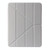 For iPad 10th Gen 10.9 2022 Deformation Transparent Acrylic Leather Tablet Case(Grey)