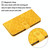 For Samsung Galaxy A34 Ethnic Style Embossed Pattern Leather Phone Case(Yellow)