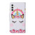For Samsung Galaxy A54 Colored Drawing Pattern Leather Phone Case(Crown Unicorn)