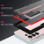 For Samsung Galaxy S23 Ultra 5G iPAKY Thunder Series Aluminum Frame + TPU Bumper + Clear PC Shockproof Phone Case(Black + Red)