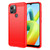 For Xiaomi Redmi A1+ Brushed Texture Carbon Fiber TPU Phone Case(Red)