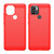 For Xiaomi Redmi A1+ Brushed Texture Carbon Fiber TPU Phone Case(Red)
