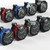L1 Motorcycles Waterproof Outdoor Clock Temperature Gauge, Color: Clock Black