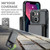 For iPhone 13 JEEHOOD C22 Series Zipper Wallet Leather Phone Case with Dual Lanyard(Black) For iPhone 13 JEEHOOD C22 Series Zipper Wallet Leather Phone Case with Dual Lanyard(Black)