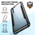 For Samsung Galaxy S22 5G iPAKY Thunder Series Aluminum Frame + TPU Bumper + Clear PC Shockproof Phone Case(Rose Gold)