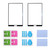 For Insta360 X3 PULUZ 2pcs Curved  HD Screen Film(Transparent)
