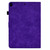 For iPad 10.2 2021/2020/2019 / 10.5 2019/2017 Tower Embossed Leather Smart Tablet Case(Purple)