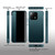 For Xiaomi 13 Magnetic Side Window View Shockproof Horizontal Flip Leather Case(Cyan)