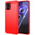 For Realme 10S 5G Brushed Texture Carbon Fiber TPU Phone Case(Red)