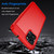 For Realme 10S 5G Brushed Texture Carbon Fiber TPU Phone Case(Red)